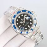 ROLEX GMT  904L Steel Automatic Movement 40MM Watch